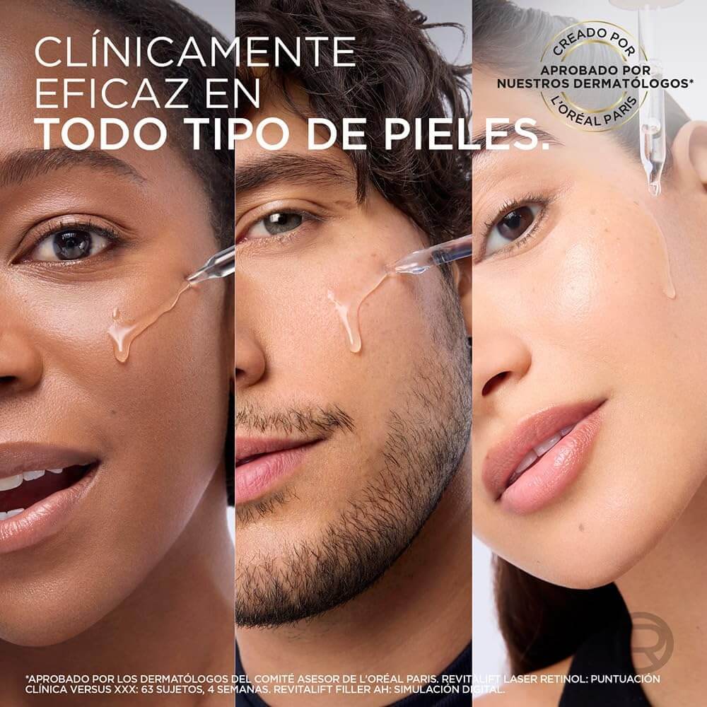 todas-las-pieles L'Oréal Paris Sérum Antiedad Revitalift Filler con Ácido Hialurónico