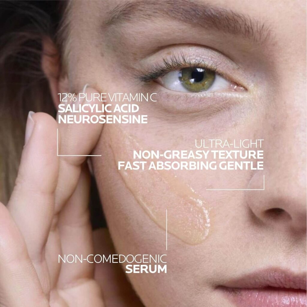 efecto-en-la-piel-1024x1024 La Roche-Posay Pure Vitamin C10 Sérum Antioxidante